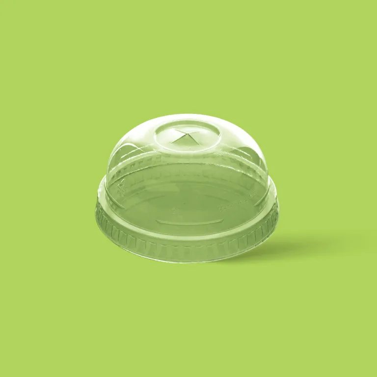 Dome lid for PET (plastic) cup